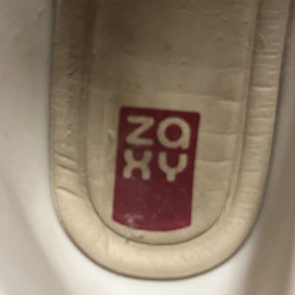 Zaxy Cream Ballerina Flats Metallic Pink Heart Jelly Flats Women's Size 5 - Picture 7 of 15